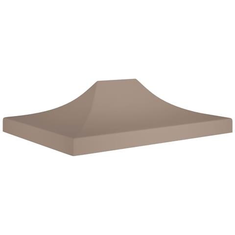Tetto per Tendone per Feste 4x3 m Grigio Talpa 270 g / m² - Foto 1