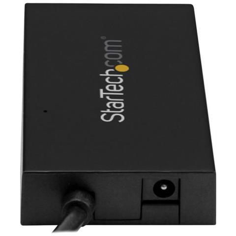 Hub USB a 4 Porte - USB-A a 3x USB-A e 1x USB-C - Include Adattatore di Alimentazione - Foto 5