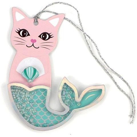 2 Etichette 3d Shaker Tag - Sirena Gatto - Foto 1