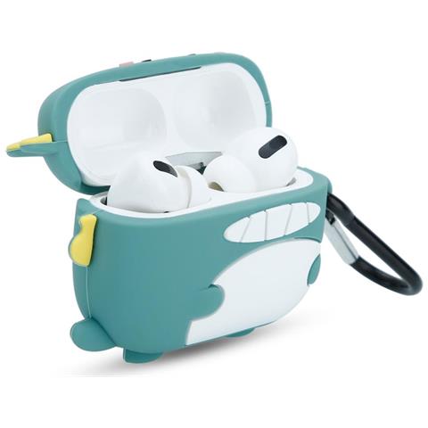 Custodia Compatibile Con Apple Airpod Pro 2 - Design Cute Dinosaur - Custodia Protettiva Per Cuffie In Silicone Indossabile 3d Case Portachiavi - Foto 1