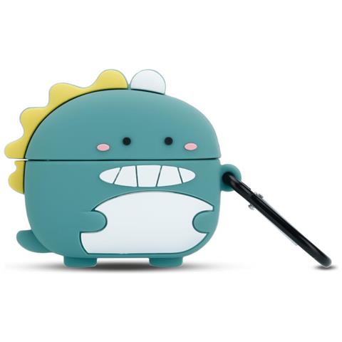 Custodia Compatibile Con Apple Airpod Pro 2 - Design Cute Dinosaur - Custodia Protettiva Per Cuffie In Silicone Indossabile 3d Case Portachiavi - Foto 8