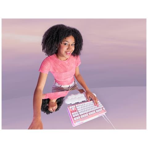 920-010420 tastiera Gaming USB QWERTY Inglese UK Bianco - Foto 4