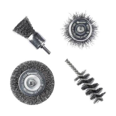 Set 4 Spazzole Filo Metallico - Foto 1