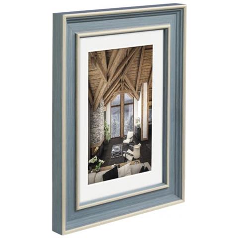 Rustic Blu Cornice Per Foto Singola - Foto 3