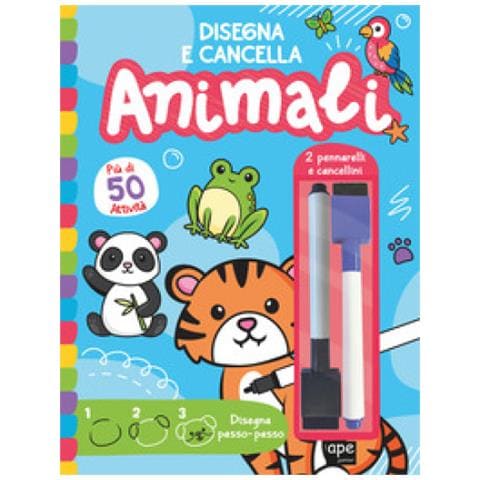 Animali. Disegna E Cancella. Ediz. Illustrata - Foto 1