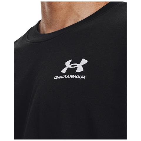 Ua Logo Emb Heavyweight Ss 1373997-001, Uomini, Nero, S - Foto 2