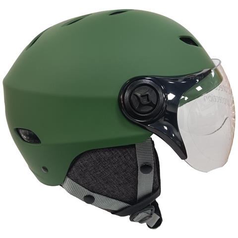 Casco LED H. 30 Vision Forest XL con Visiera per Scooter /Monopattino, Bici - Foto 2