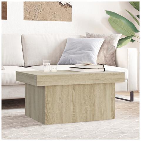 Tavolino Da Salotto Rovere Sonoma 100x55x40cm Legno Multistrato - Foto 1