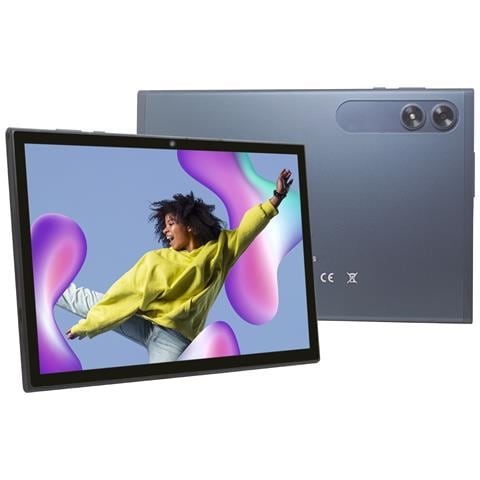 Tab 720 Plus Wi-Fi 128GB 4GB Ram Display 10.1" (Wi-Fi 6 802.11ax) Android 14 5000 mAh Peso 450g Colore: Nero /Blu - Foto 1