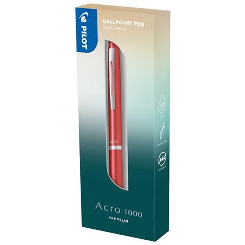 Penna a sfera scatto Acro 1000 - punta 1.0 mm - fusto corallo - Foto 2