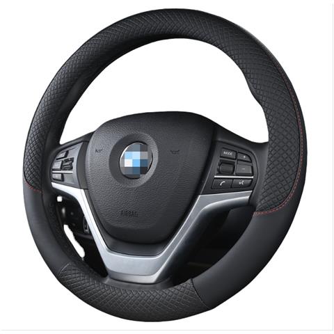 Coprivolante Antiscivolo In Pelle Pu Per Volante Dell'auto Black - Foto 2