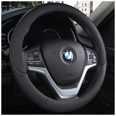 Coprivolante Antiscivolo In Pelle Pu Per Volante Dell'auto Black - Foto 6