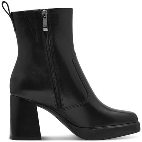 Heeled Booties Stivaletti Pelle Scarpe Donna Nero Eu 36, 1-25360-43 003 - Foto 3