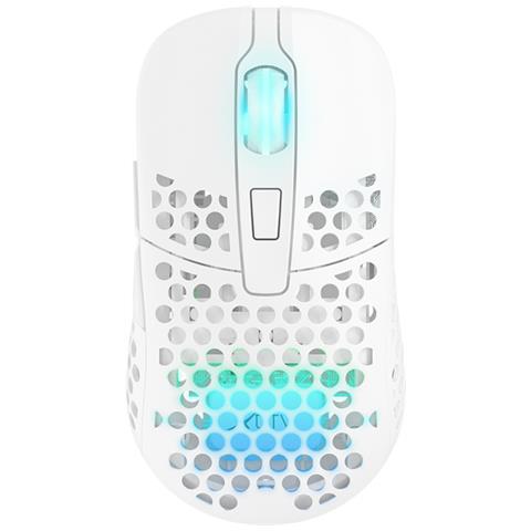 M42 RGB mouse Ambidestro RF Wireless + USB Type-C Ottico 19000 DPI - Foto 1