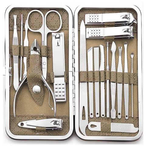 Set Manicure, Tronchesi, Forbici, Set Manicure 42068-cream - Foto 1
