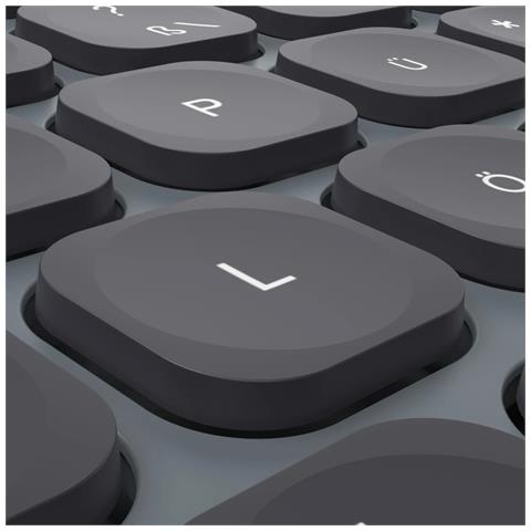 Tastiera e Mouse Wireless 00173065 (Layout Tedesco) Colore Nero - Foto 2