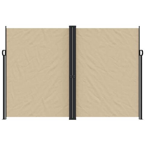 Tenda Da Sole Laterale Retrattile Beige 220x1200 Cm - Foto 3