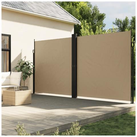 Tenda Da Sole Laterale Retrattile Beige 220x1200 Cm - Foto 1