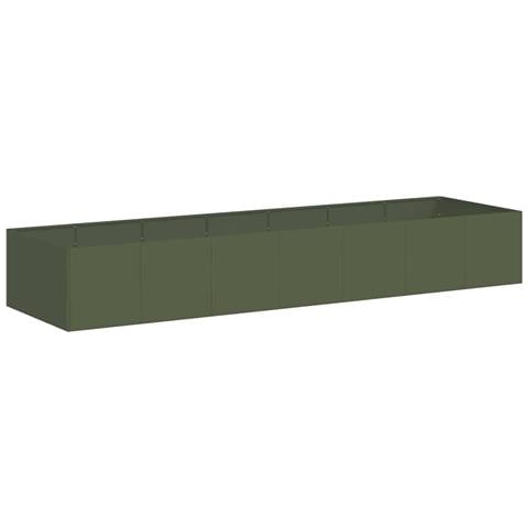 Fioriera Verde Oliva 280x80x40 Cm In Acciaio - Foto 2