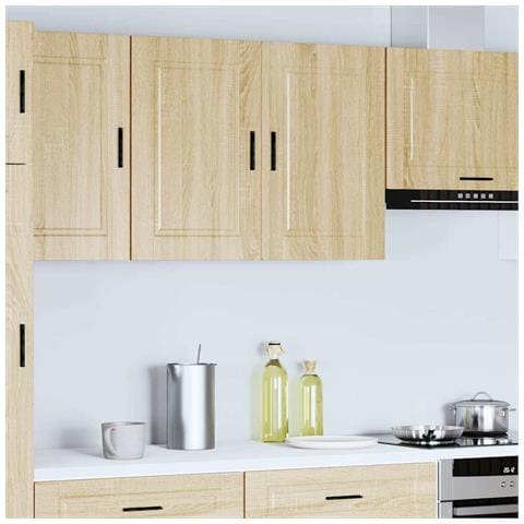 Pensile Da Cucina Porto Rovere Sonoma In Legno Multistrato - Foto 3