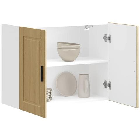Pensile Da Cucina Porto Rovere Sonoma In Legno Multistrato - Foto 1