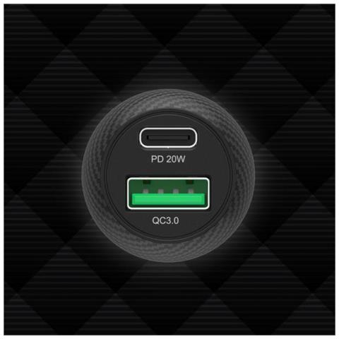 Powertrain Duo Smartphone, Tablet Nero Accendisigari Ricarica Rapida Auto - Foto 2
