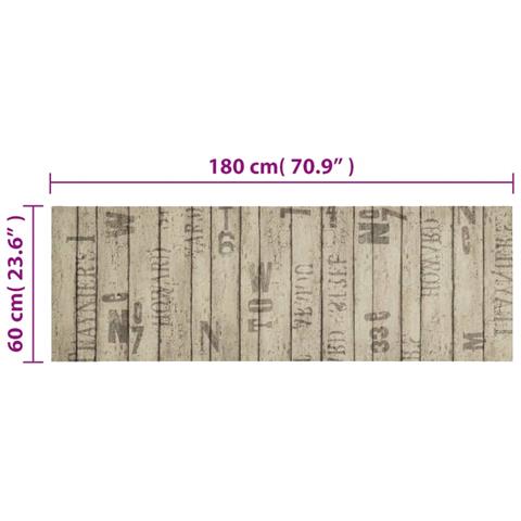 Tappeto Da Cucina Lavabile Recinzione 60x180 Cm In Velluto - Foto 5