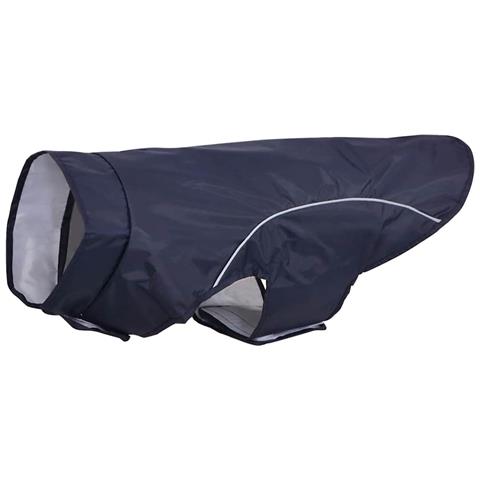 Impermeabile per Cani con Strisce Riflettenti Poliestere 2XL - Foto 1