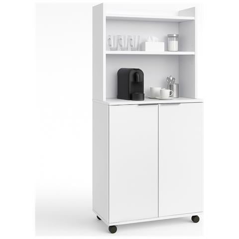 Mobile Stazione Coffee Angolo Bar Snack Da Ufficio Credenza Multiuso Per Caffè - Foto 1