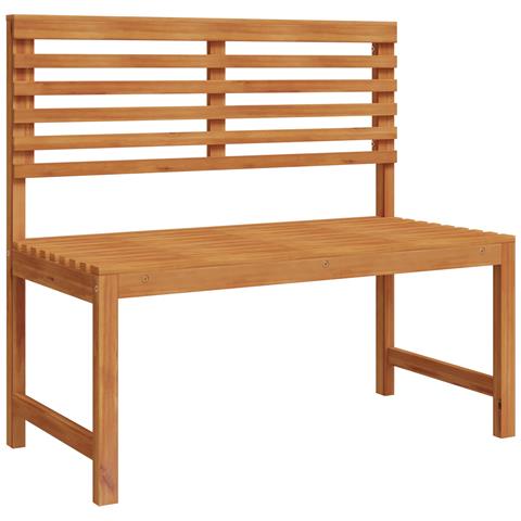 Panchina da giardino  100x50x91 cm in legno solido di acacia - Foto 1