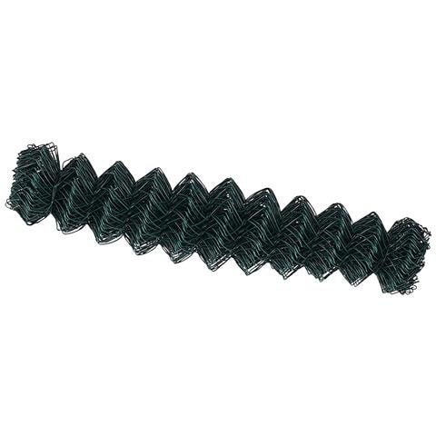 Recinzione a Maglia Chain Link Verde 1,2x10 m Acciaio - Foto 1
