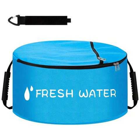 Borsa Portaoggetti Per Acqua Da Campeggio Per Camper - Soluzione Di Stoccaggio Portatile Blue - Foto 1