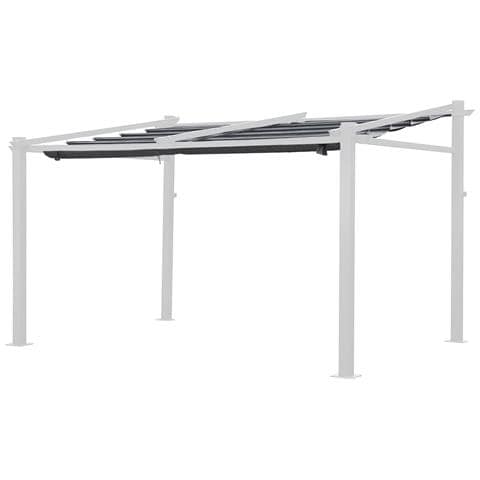 Tessuto Per Pergola A Parete 3 × 4 M Fréjus Grigio - Foto 2
