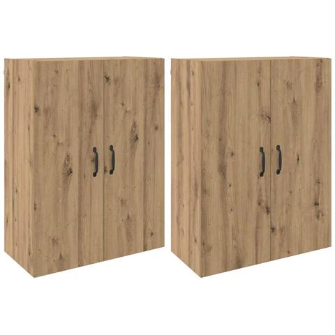 Armadi da Muro 2 pcs rovere artigianale 69.5 x 34 x 90 cm - Foto 1