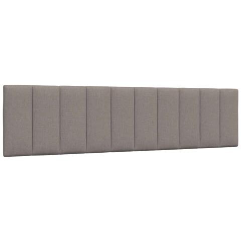 Cuscino Testiera Tortora 200 cm in Tessuto - Foto 1