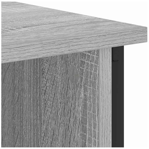 Armadio da Notte Grigio sonoma 38 x 31 x 61 cm - Foto 9