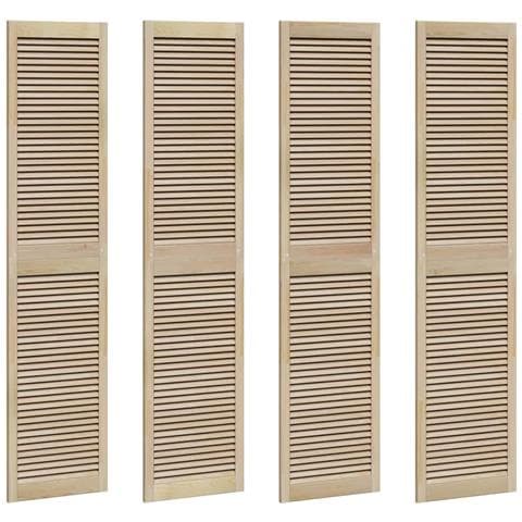 Porta per Armadio con porta 4 pz Naturale 201 x 2,1 x 49,5 cm - Foto 1