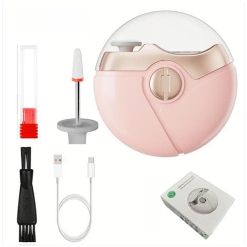 Tagliaunghie E Levigatrice Elettrica 3-in-1: Sicuro, Automatico Con Luce Led Pink - Foto 2