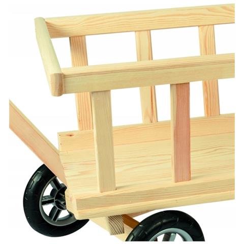 Passeggino da giardino in legno per bambini, piccolo - Foto 2