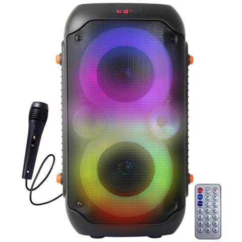 Ep156 Bt Fm Led Rgb Karaoke Altoparlante Nero 20w - Foto 1