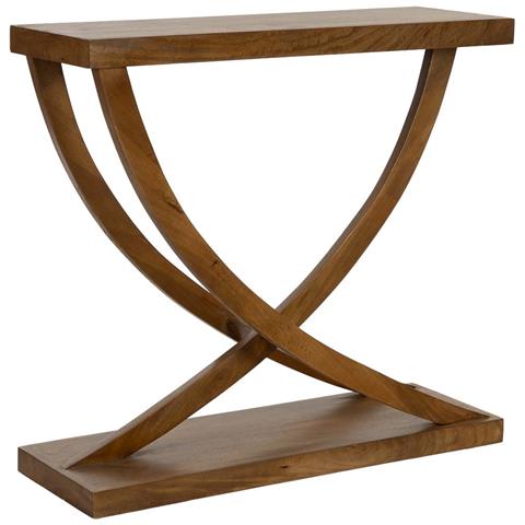 Mobile Da Ingresso In Legno Marrone Fatto A Mano 90x30x84h Cm - Foto 1