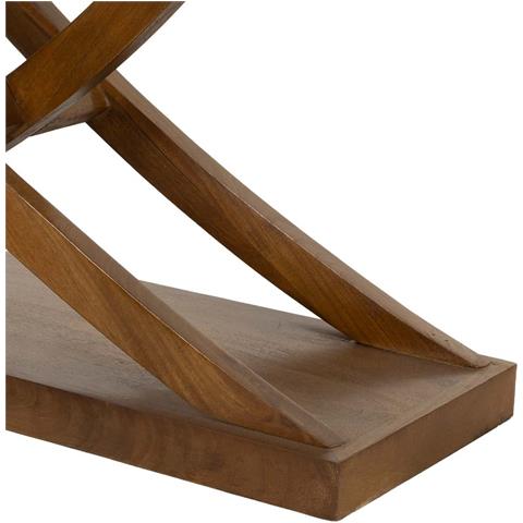 Mobile Da Ingresso In Legno Marrone Fatto A Mano 90x30x84h Cm - Foto 8