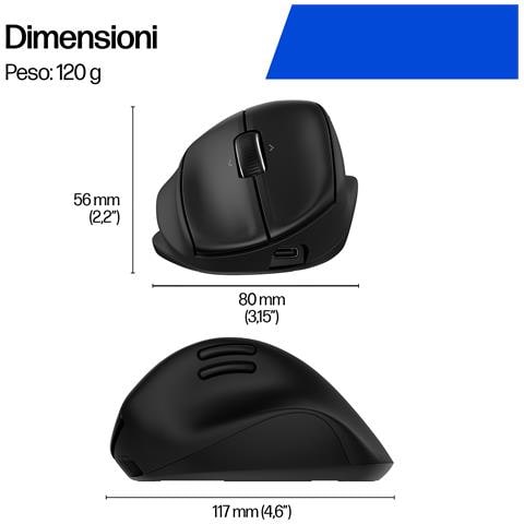 Mouse ergonomico Tilt 720M - Foto 9