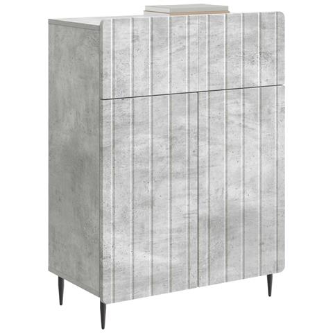 Credenza Grigio Cemento 66 x 34,5 x 92 cm Legno ingegnerizzato - Foto 2
