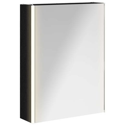 Mobiletto per specchio da bagno Rovere Nero 53,5 x 15,5 x 70 cm - Foto 1