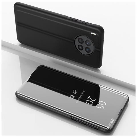 Clear View ""coperchio Per Huawei Nova 8i"", Con Flap Nero - Foto 2