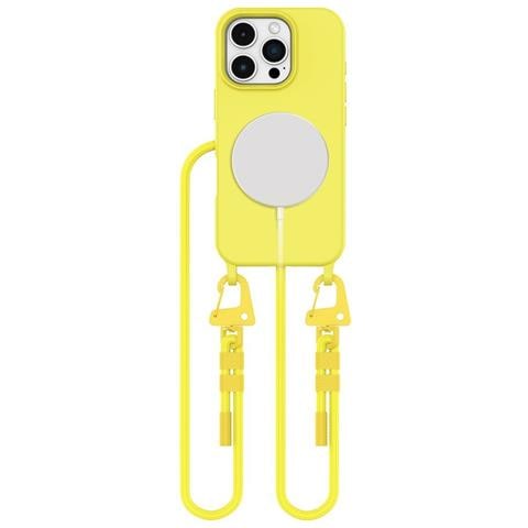 Custodia Gialla Magnecklace Per Iphone 16 Pro - Foto 1