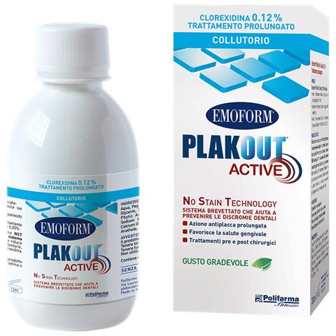 Plak Out Active Clorexidina 0,12% Collutorio 200 ml - Foto 1
