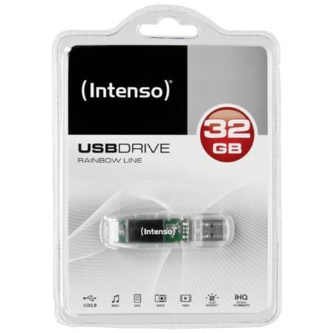 Pendrive Rainbow 32 GB Interfaccia USB 2.0 Colore Trasparente - Foto 5