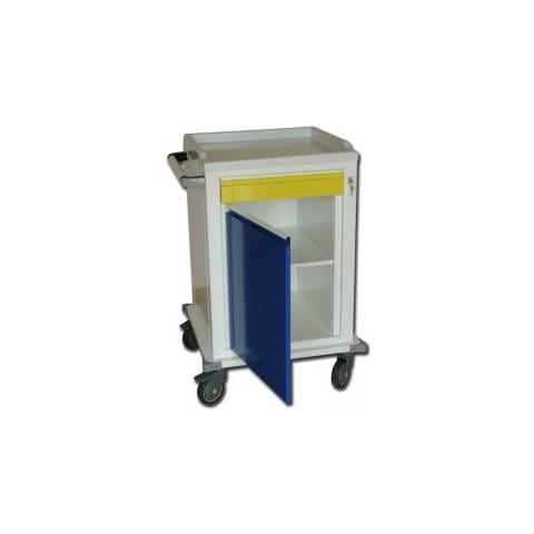 Modular Trolley - Painted Steel - 1 Drawer + 1 Shelf - Foto 2